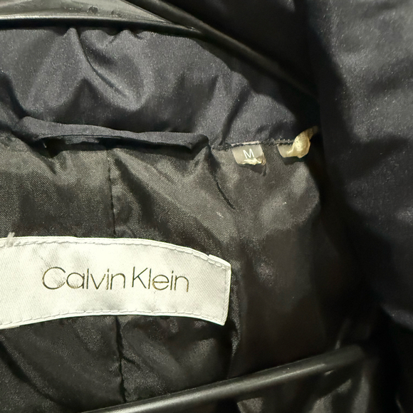 Calvin Klein Puffer Jacket Long Coat Quilted  NWOT Medium - Picture 4 of 6